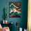 Τέχνη τοίχου Boho Mountain 12x16 ίντσες 4