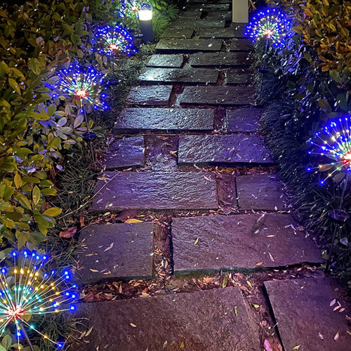Φωτιστικό κήπου LED με ηλιακή ενέργεια, 120 lumen, εξωτερική διακόσμηση 2
