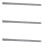 3X Double Side Scale Stainless Steel Straight Ruler Measuring Tool 50cm 1