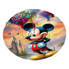 Weihnachtsbaumrock mit Mickey-Mouse-Motiv