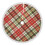 Kerstboomrok 122 cm (48 inch) geruit polyester 1