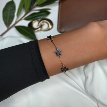 Gold Plated Handmade Boho Chic Bracelet – Gold Colour Star Beaded