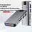M.2 Expansion Dock NVMe/NGFF HUB External Hard Drive Enclosure 10Gbps SSD Case for M2 Solid State Drive A-C 2