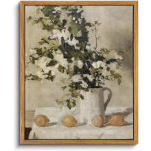 Vintage Calm Sea Canvas Wall Art