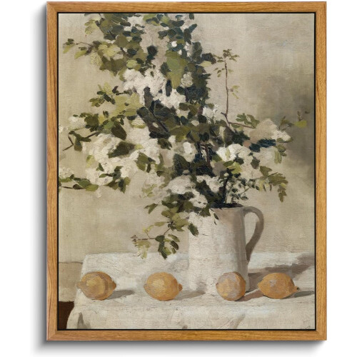 Vintage Calm Sea Canvas Wall Art