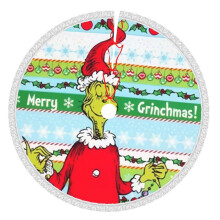 Grin-Ch Christmas Tree Skirt 48 Inch Rustic Holiday Decor