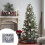 Christmas Ball Ornaments Set 40-Pack Silver Electroplated 1