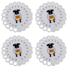 4X Linjal för Stickan