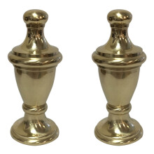 Finial Lampa Royal Designs Prás Snasta 1/4-27 Pacáiste de 2