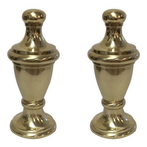 Φινιάλ Λάμπας Royal Designs από Γυαλισμένο Ορείχαλκο 1/4-27 Συσκευασία των 2