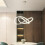 Moderne LED-Pendelleuchte in Kleeblattform 1