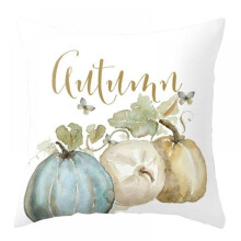 Pompoen kussenhoes 18x18 inch katoen-linnenmix