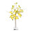 Artificial Christmas Tree with Warm White LED Lights 2FT 1
