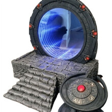 Stargate Night Light Resin Desk Lamp 20 x 10 x 16 cm