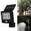 Applique solare da esterno IP65 impermeabile, colore nero 1