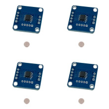 4X Magnetischer Encoder MT6701 Magnetisches Induktionswinkelmesssensormodul 14 Bit Hohe Präzision Kann AS5600 Ersetzen