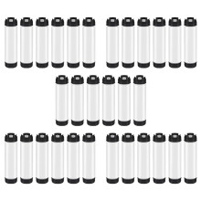 30 Bottiglie da Spremere per Condimenti da 16 Oz Bottiglia di Plastica Invertita per Salse Dispenser con Valvola con Punta Ricaricabile