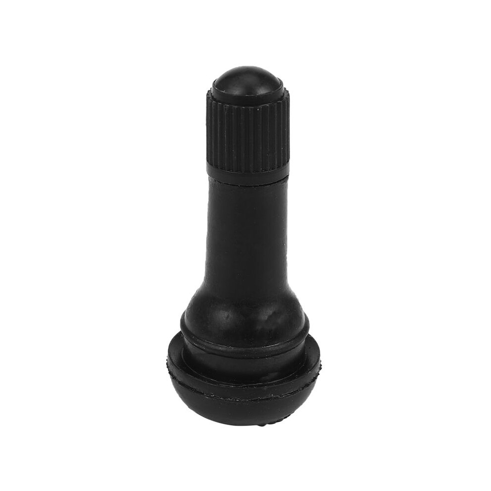 100Pcs Tr 413 Short Rubber Car Tubeless Vacuum Snap-In Tire Valve Stems Alloy 6033952711179