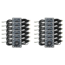 12 Stück 100-Grad-Kameramodul 1 MP OV9732 1280 X 720 USB Kostenloser Treiber Manueller Fokus, mit 2 Meter Kabel für WinXP/7/8/10