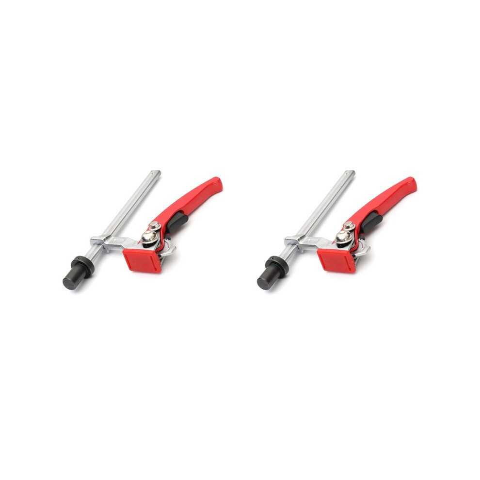2X Heavy-Duty Ratchet Workbench Clamp, Woodworking Table Material Rapid Clamping Fixture For Base Diameter 19Mm 3/4Inch 6033952770268