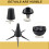 Portable Clarinet Stand Holder Foldable Support Metal 5-Leg Stand Wind Instrument Accessory 5