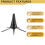 Portable Clarinet Stand Holder Foldable Support Metal 5-Leg Stand Wind Instrument Accessory 6