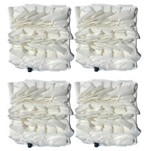 4 St 2-i-1 Bath Loofah Svamp, Exfolierande & Skonsam Rengöring Bath Loofah, Dusch Loofah Svamp, Dual Function Loofah