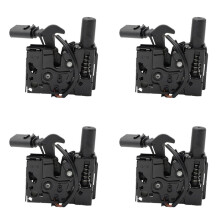 4X Under Hood Release Lid Lock W/ 8WD823509 for A4 A5 S4 S5 Q5 8WD 823 509 Front Lower Bonnet Hood Latc