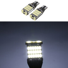 10Pcs T10 W5W COB LED Car Auto Interior Wedge Side Parking Bulb Dome Light Lamp & 2Pcs T15 W16W Led Backup Light Bulb