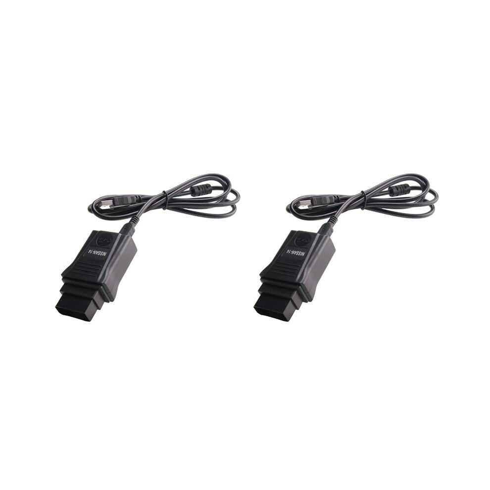 2X 14 Pin For Consult Interface 14Pin Usb Car Diagnostic Obd Fault Code Cable Tool Obd To Obd2 16Pin Connector 6033977941896