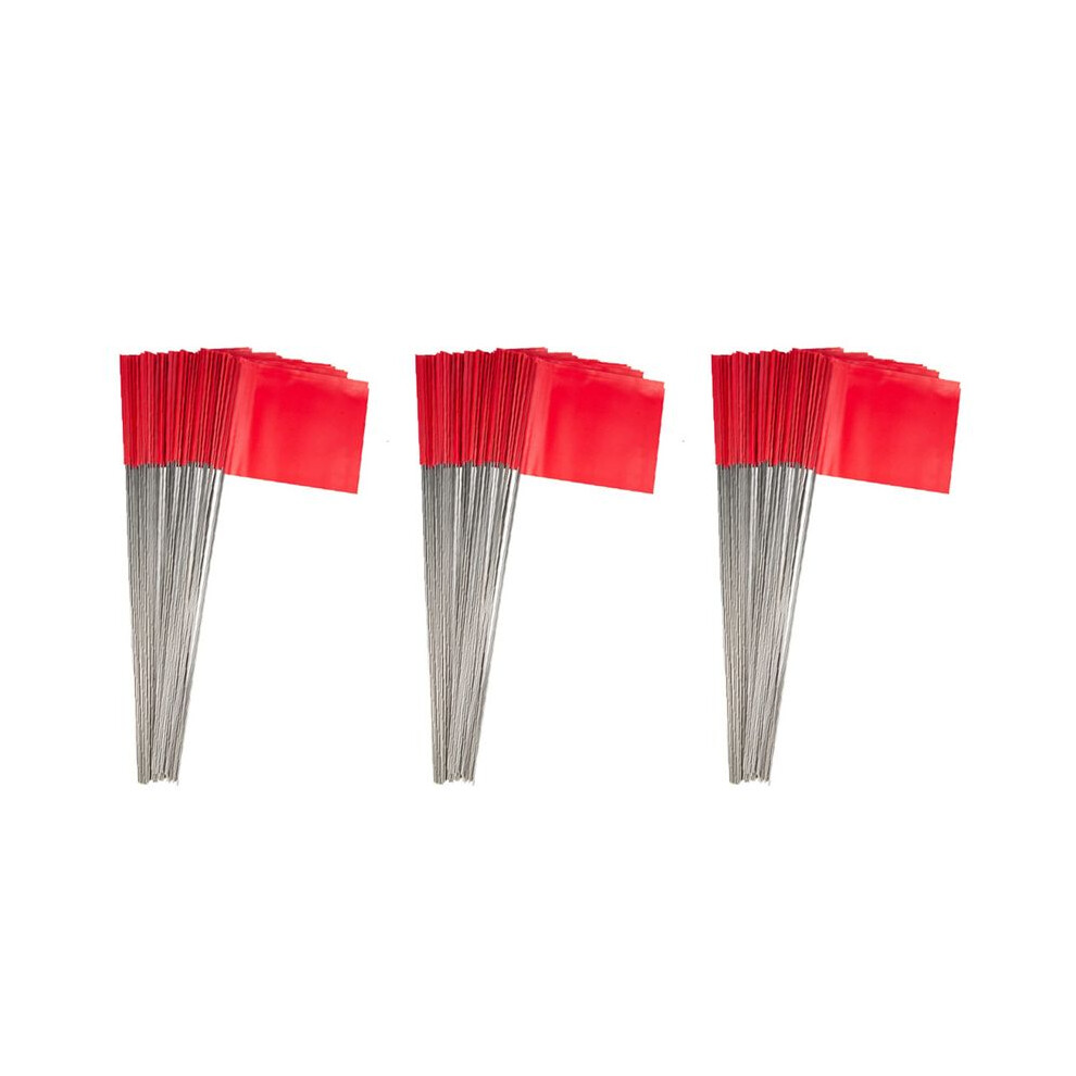 150Pack Marking Flags, Red Yard Flags 15X4x5inch, Flags, Lawn Flags Markers, Irrigation Flags, Landscape Flags 6031559381115
