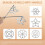 6 Pcs Rosette Iron Mold Set with Double Headed Handle Bunuelos Molds,Timbale Cookie Mold Tool for Waffles Cakes Biscuit 6