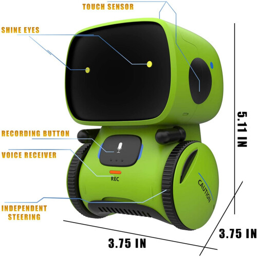 Brinquedos para RobôS Inteligentes para CriançAs, Brinquedos para RobôS Inteligentes com Controle de Voz e Sentido de Contato, DançAr e Cantar e 1