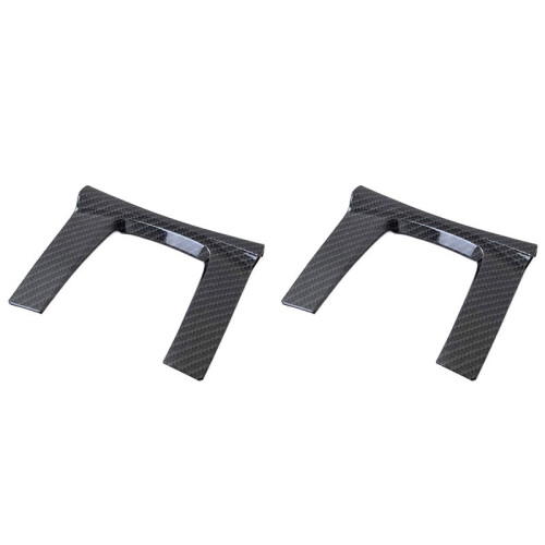 2X ABS Carbon Fiber Center Console Shift Gear Panel Frame for   10Th 2016-2019 Gen Automatic Transmission