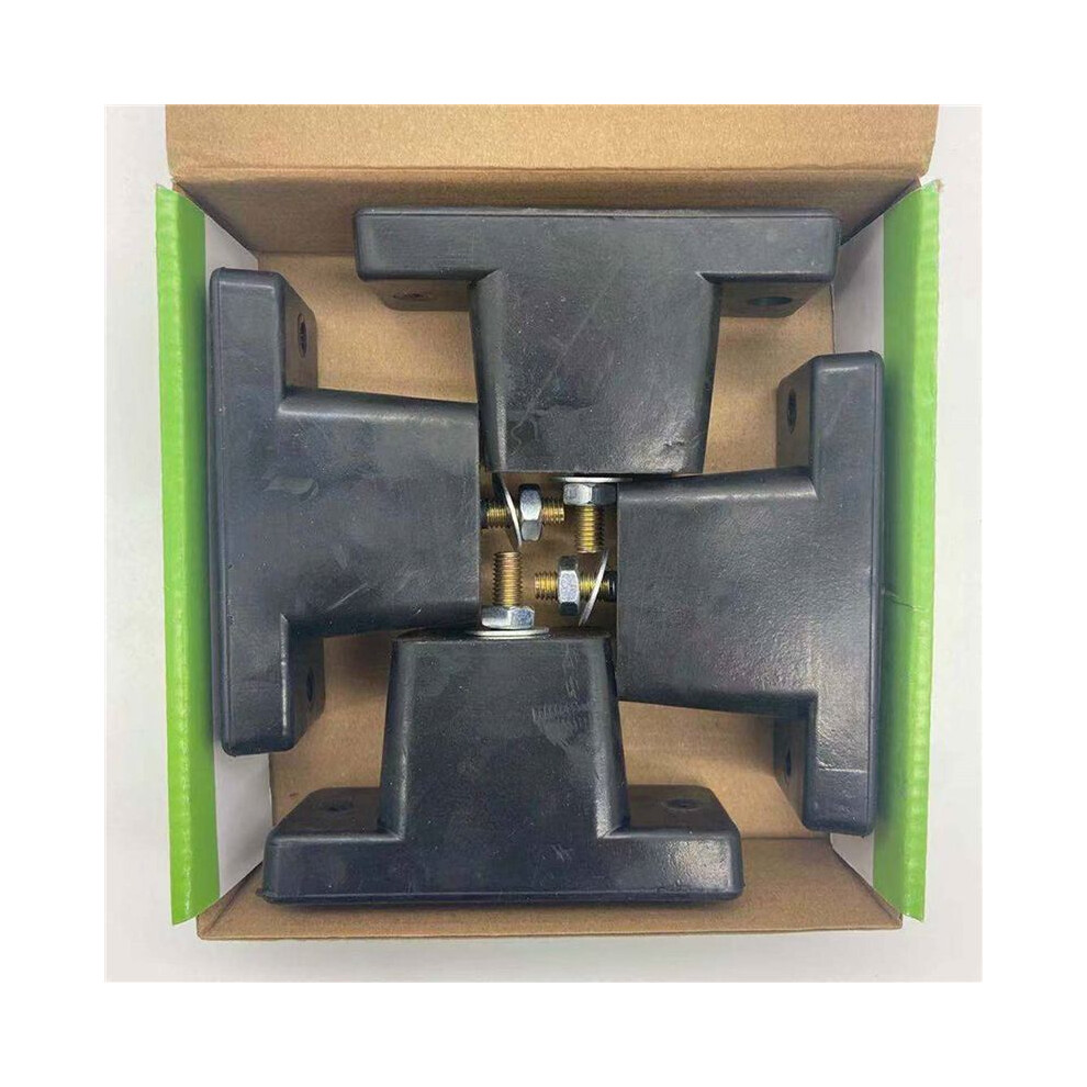 8 Pack Cushion Air Conditioner Rubber Shock Absorbing Anti-Vibration Isolator Pads Bracket Black 6032043561969