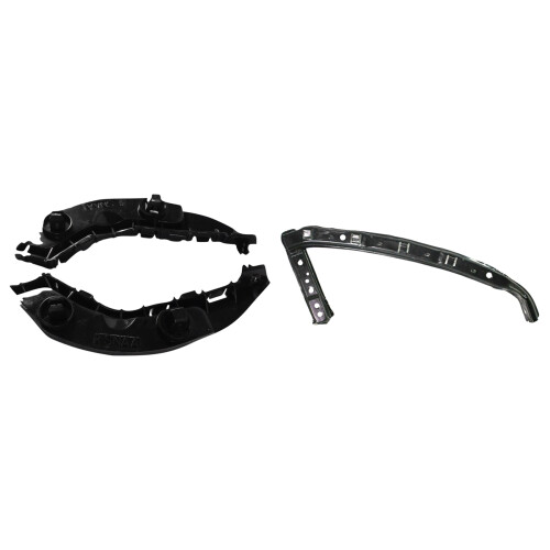 2 Pcs Car Front Bumper Bracket for  & 1 Pcs Car Left Front Bumper Headlight Fixed Support Bracket
