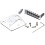 Piastra Ponte TL e Set Ponte A 6 Sellette per Bigsby B5 e B50 Cromato 4