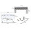 Piastra Ponte TL e Set Ponte A 6 Sellette per Bigsby B5 e B50 Cromato 6