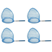 4X Outdoor Catching Catching Butterfly Net Fishing Net Bag Stainless Steel Telescopic Fishing Net Tool
