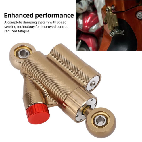 Motorcycle Steering Damper Stabilizer Oxidation Resist Short Type for Enhanced Handling 1