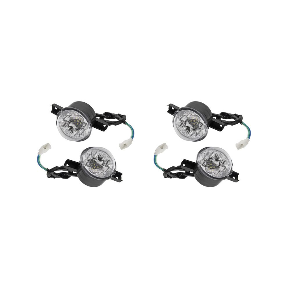 4Pcs 12V Led Atv Front Head 125Cc 150Cc 250Cc 300Cc Headlights For Chinese Taotao Jcl Baja Yamoto Kazuma Roketa Light 4712225377237