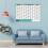 Calendrier mural 2026 de 12 mois avec pages-Affiche violette n5 2