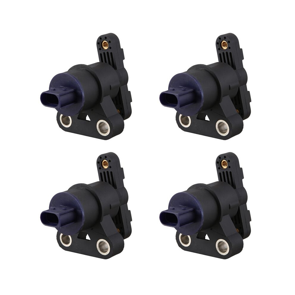 4X 1889797 Air Spring Suspension Height Level Sensor For 4410502010 Black 4711815658459
