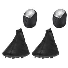 2X 6 Speed Car Gear Shift Knob Shifter Lever with Gaiter Boot Cover for Daily 4 IV 2006-2011 LHD