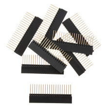 24PCS, 2X20 (40 Pin) Extra Hoher Weiblicher 0,1-Zoll-Pitch-Stapelkopf für Himbeer-Pi Ein + / B + / Pi 2 / Pi 3 Extra Hoher Kopf