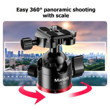 Manbily 36mm Low Tripod with 1/4" to 3/8" Screw Quick-Release Plate for Camera Monopod Camcorder Camera Tripod