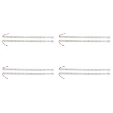 8 Stueck Aluminiumlegierung Starre LED Streifen Stab Licht Wasserdichtes 12V 50CM Warmes Weiss