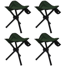 4X Folding Tripod Stool Outdoor Portable Camping   Fishing Chair New