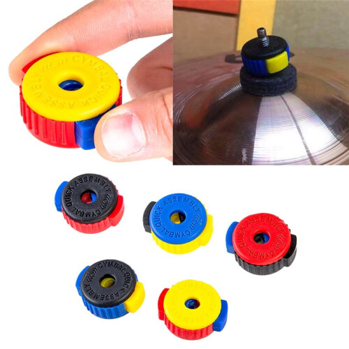5Pcs Drum Quick-Set Cymbal Mate Quick Release Drum Accessories Mix Color Push- Design Convenient To Use 1