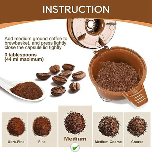 For  Coffee Maker Filter Basket Coffee Maker Accessories Reusable Single Serve Coffee Filter